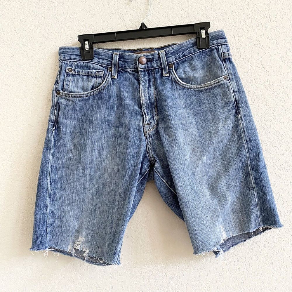 Agave Waterman Relaxed‎ Straight Jean Shorts Men's 30 USA MADE Shorts